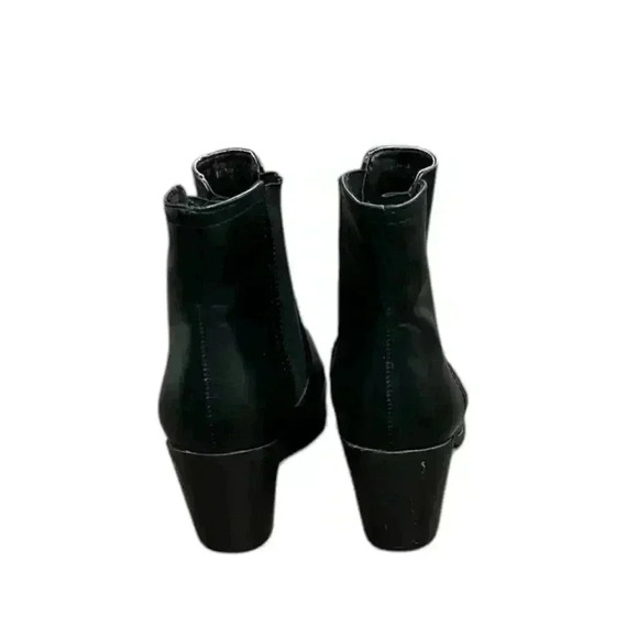 Women's Ankle Booties Size 6.5 Faux Leather Used Condition - Picture 4 of 6